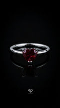 Rhodolite Promise Ring