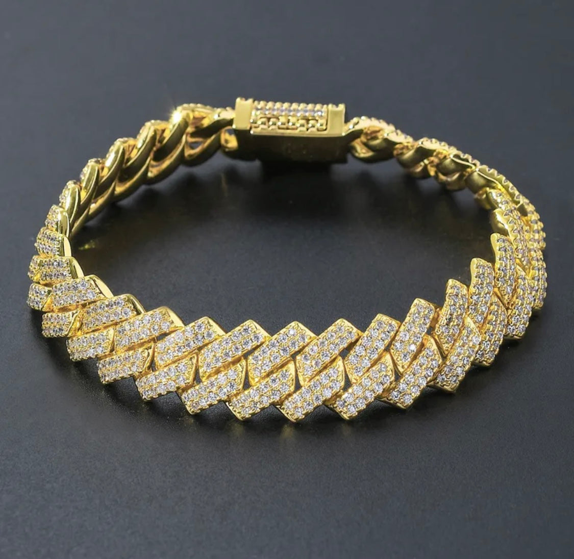 8MM ICED CUBAN BRACELET