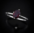 Natural Rhodolite Royale Ring