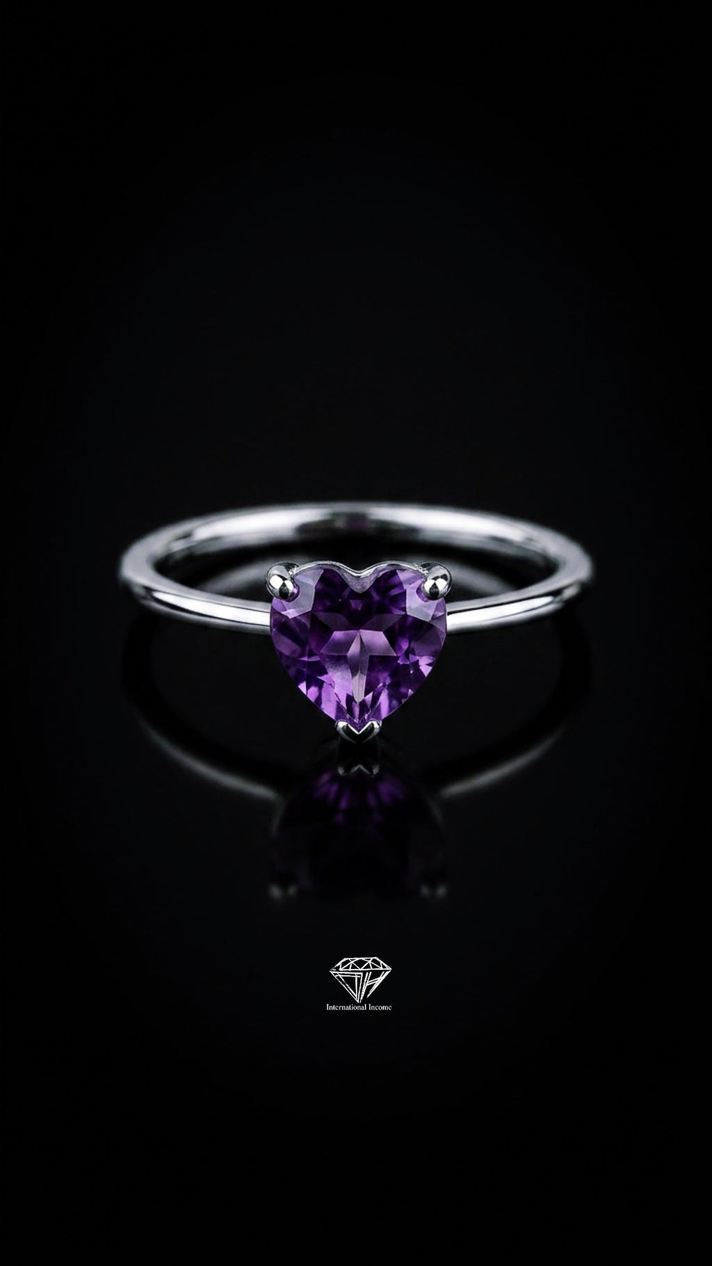 Amethyst Promise Ring