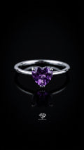 Amethyst Promise Ring
