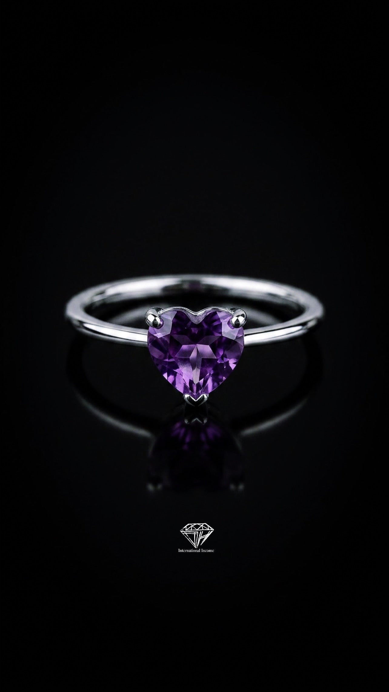 Amethyst Promise Ring