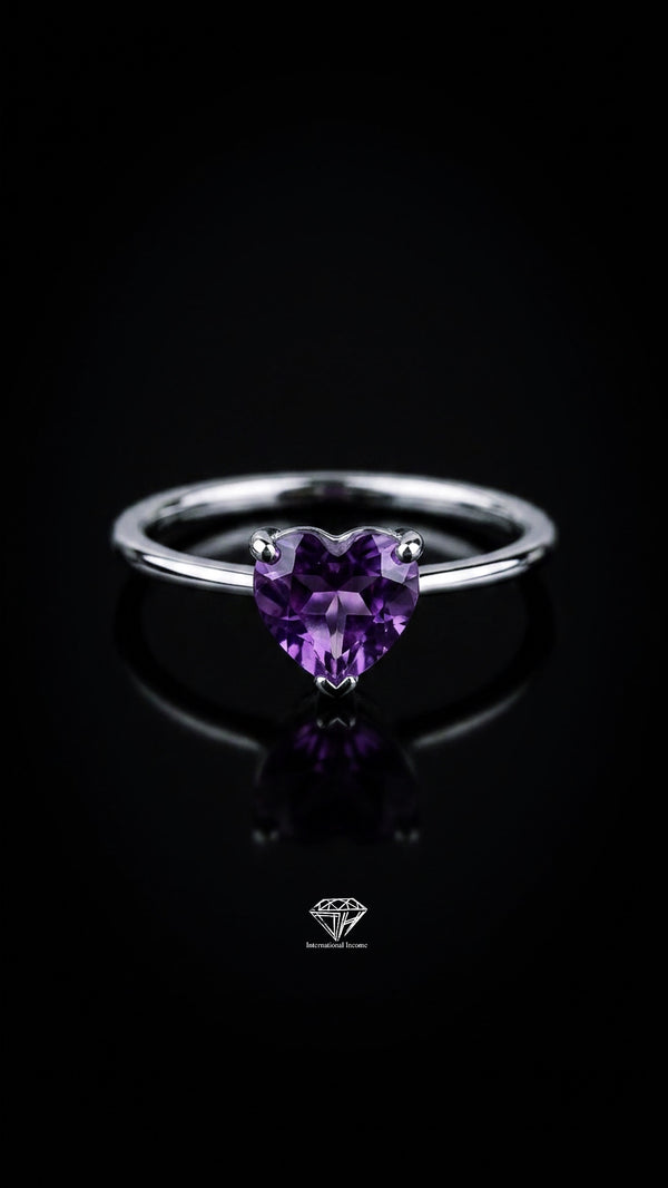 Amethyst Promise Ring