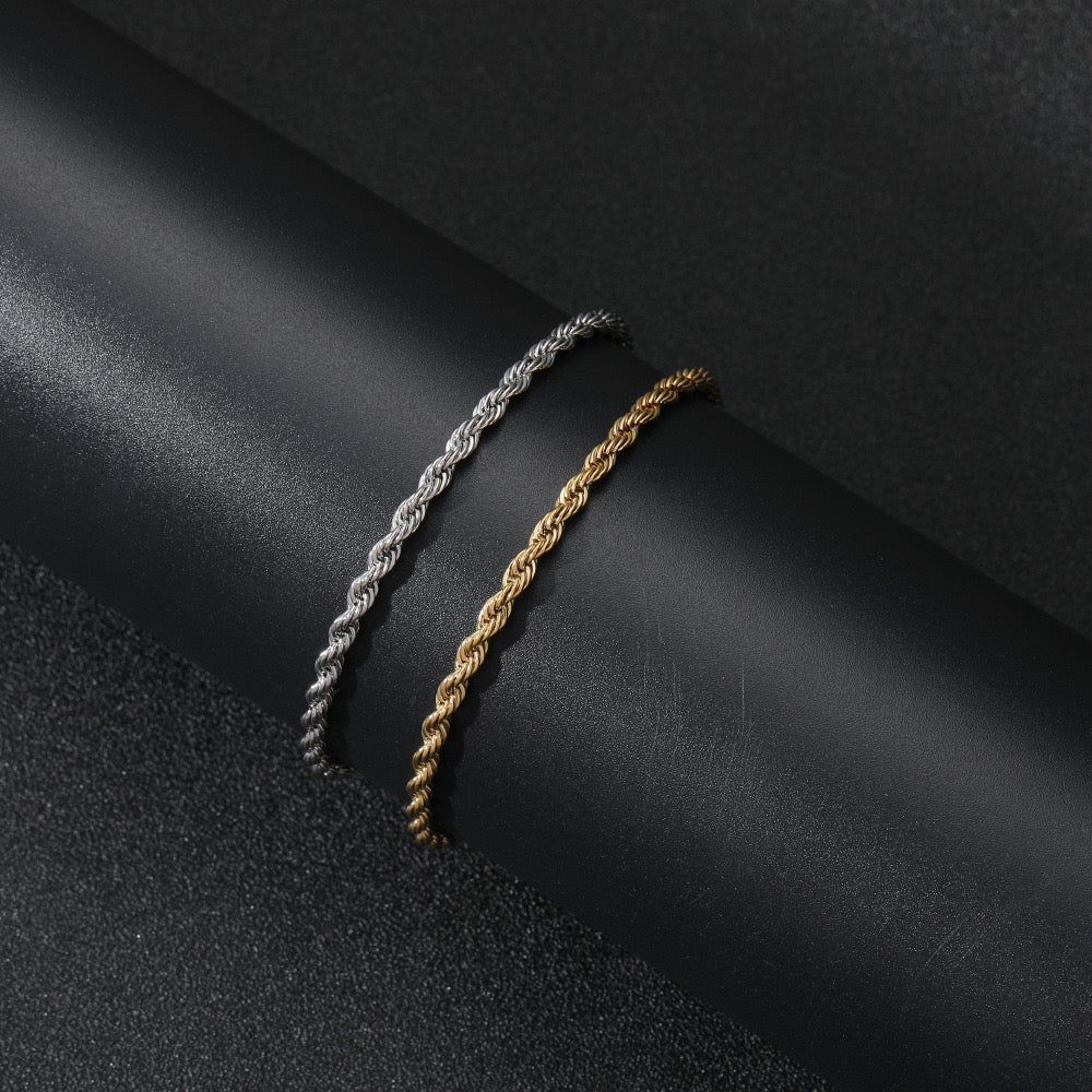 Geometric Stainless Steel Plating Bracelet