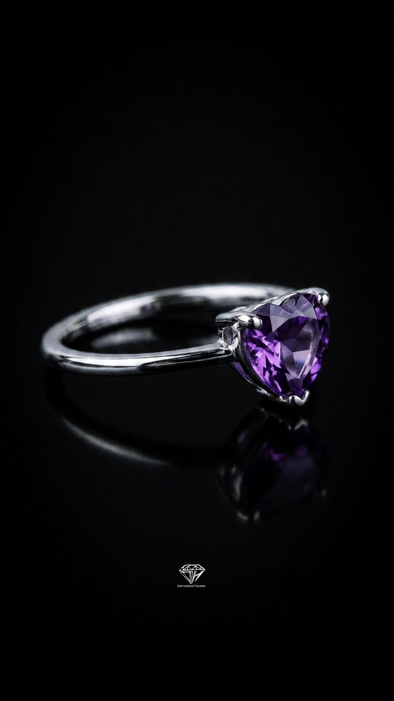 Amethyst Promise Ring