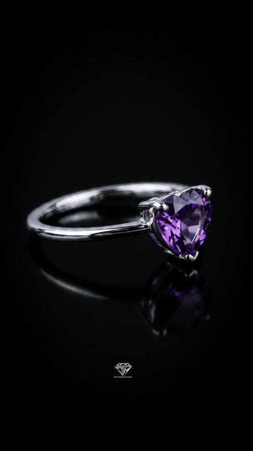 Amethyst Promise Ring